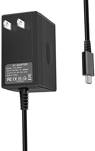 Nintendo Switch/Switch Lite için AC Adaptör Şarj Cihazı, Hızlı Şarj 15V 2.6 A Güç Kablosu Kablosu TV Yuvası ve Pro Denetleyici