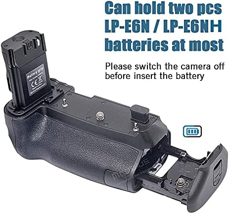 Mcoplus olarak BG-E22 Çok Pil Güç Paketi BG-EOS R pil yuvası ile 2.4 G Hz 100-Metre Kablosuz Uzaktan Kumanda Canon EOS R Kamera