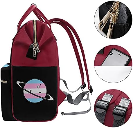 Trans gezegen anne sırt çantası su geçirmez omuz çantası rahat büyük sırt çantası seyahat alışveriş iş için