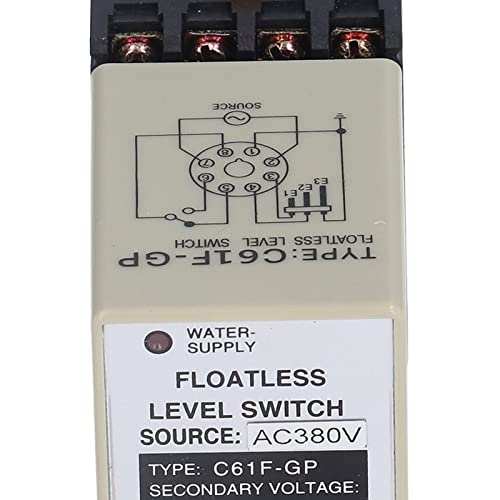 Su Seviye Kontrolörü, Floatless Röle Dönüşüm Tipi Su Seviye Anahtarı AC 380 V 50 / 60Hz Giriş C61F-GP, AC 380 V 50 / 60Hz