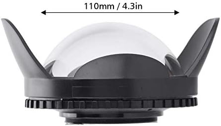 Deniz kurbağalar Dome Port Lens, 67mm Balıkgözü Geniş Açı Lens Gölge Sualtı Kamera Konut Case 60 m Su Geçirmez Sualtı Dome Port