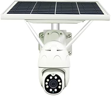 WUİO Kablosuz Güvenlik Kamerası Açık, Ev Güvenliği için 1080P Kablosuz PTZ Kamera, 2 Yönlü Sesli Güneş Enerjili Güvenlik Kamerası,
