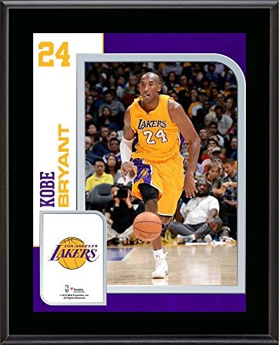 Kobe Bryant Los Angeles Lakers 10.5 x 13 Yüceltilmiş Oyuncu Plaketi-NBA Oyuncu Plaketleri ve Kolajları