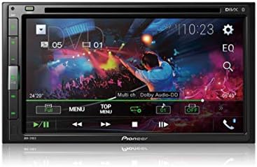 Pioneer 6.8 Çift DİN Dokunmatik Ekran, Apple iPhone ve Android Müzik Desteği, Bluetooth ın-Dash DVD / CD AM / FM Ön USB Dijital