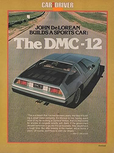 Dergi Baskı Makalesi: John DeLorean, Car & Driver'ın 1977 sayısından bir Spor Otomobil İnşa Ediyor, Zora Arkus-Duntov'un Yorumları,