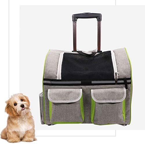 LVLVLO Pet Out Çanta, Kedi Seyahat Taşıma Çantası, konfor Nefes Taşınabilir Katlanabilir Pet Çantası Küçük Köpekler için, (45x24x38