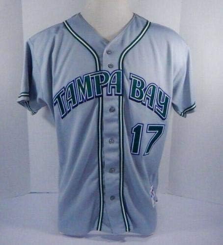 2002-03 Tampa Bay Şeytan Işınları Joe Kennedy 17 Oyun Kullanılan Gri Jersey DP06397 - Oyun Kullanılan MLB Formalar