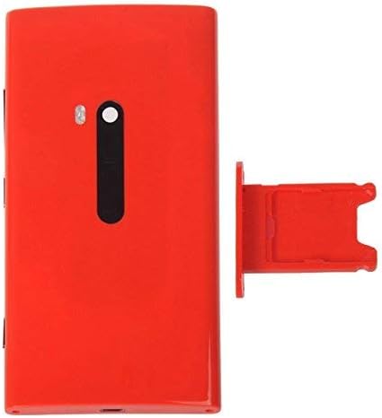 Yüksek Sınıf ve Dayanıklı Yedek Parçalar Nokia Lumia 920 için Uyumlu Cep Telefonu için Arka Kapak + SIM Kart Tepsisi (Kırmızı
