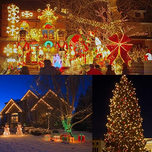 Noel ışıkları, 150 ışıkları akkor Mini temizle dize ışık, 120 V UL sertifikalı Noel sıcak ağacı ışıkları için Noel veranda, tatil,