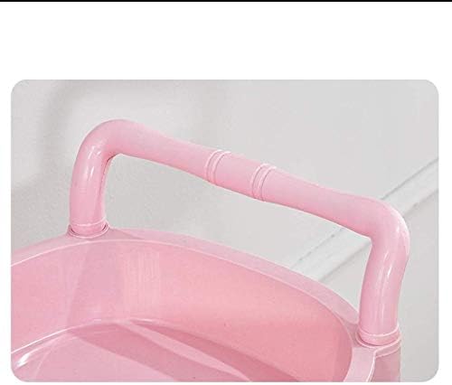 ZUQİEE Arabası Arabası Rafları - Güzellik Araba Kuaför Arabası Ev Mutfak Banyo Aracı Sepeti Raf İşlevli Pratik (Renk : Beyaz,