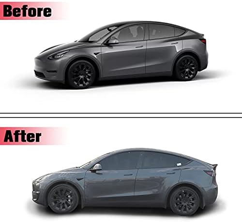 XTAUTO Spoiler Tesla Model Y ıçin Fit Kuyruk Kanat Performans Arka Spoiler Bagaj Kapağı Dudak ABS Malzeme -2021 Tesla Model