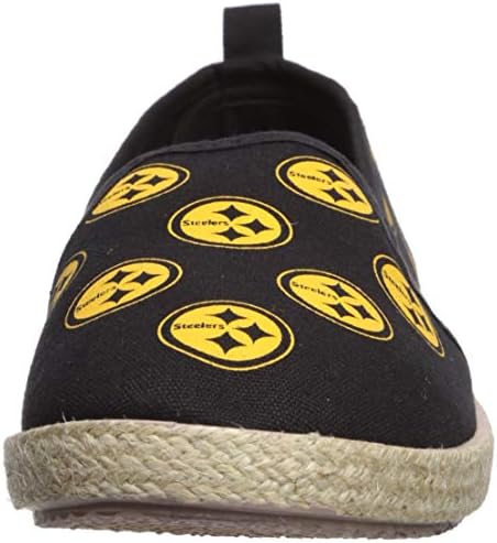 Pittsburgh Steelers Espadrille Kanvas Ayakkabılar-Womens Small