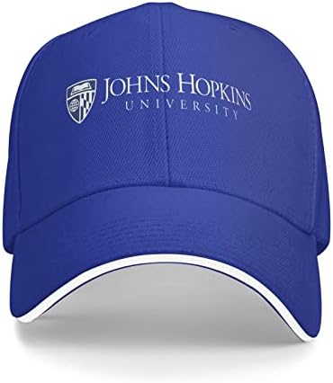 Johns Hopkins Üniversitesi sandviç kap Unisex klasik beyzbol Capunisex ayarlanabilir Casquette baba şapka Mavi