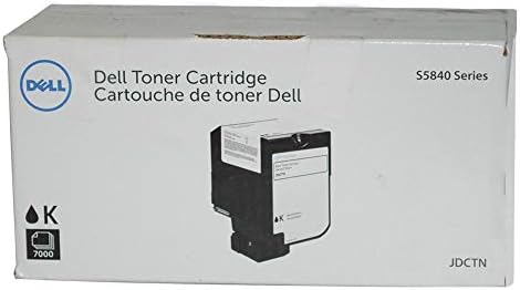 S5840 Renkli Lazer Yazıcı için Dell JDCTN Siyah Toner Kartuşu
