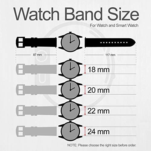 CA0131 Vahşi Siyah At Deri ve Silikon akıllı saat Band Kayışı Kol Saati Smartwatch akıllı saat Boyutu (20mm)