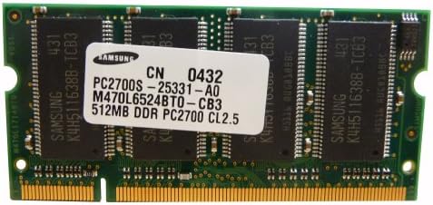 Samsung 512 MB PC2700 CL2. 5 DDR Bellek M470L6524BT0-CB3
