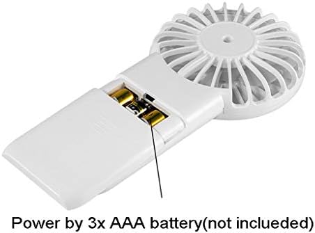 Baıko Mini Fan, yeni ve Tuhaf USB Seyahat Cep Serin Hava Fanı El Soğutucu Soğutma Fanları Güç tarafından 3X AAA Pil