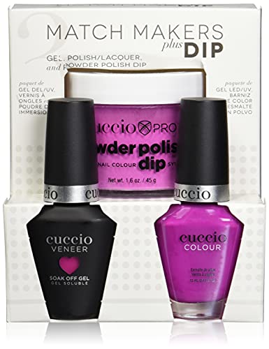 Cuccio Color Matchmakers Plus Tırnak Dip-Kusursuz Koordinasyonla Eşleşen Mani-Pedi-Aynı Renkte Bir Renk Cila Ve Renk Kaplama