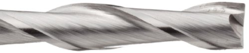 YG - 1 E2005 Kobalt Çelik Kare Burun Ucu Değirmeni, Çift Uçlu, Uzun Erişimli, Kaplanmamış (Parlak) Kaplama, 30 Derece Sarmal,