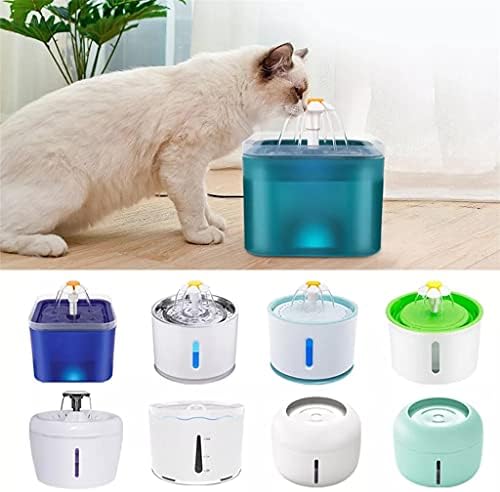 ZHGYD Pet su çeşmesi USB Otomatik su sebili Besleyici kase led ışık Akıllı Köpek su sebili Pet Içme Besleyici (Renk : Bir, Boyutu:
