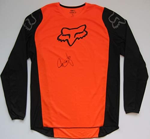 Ryan Dungey Motocross Supercross imzalı Fox Forması imzaladı. Kanıt COA