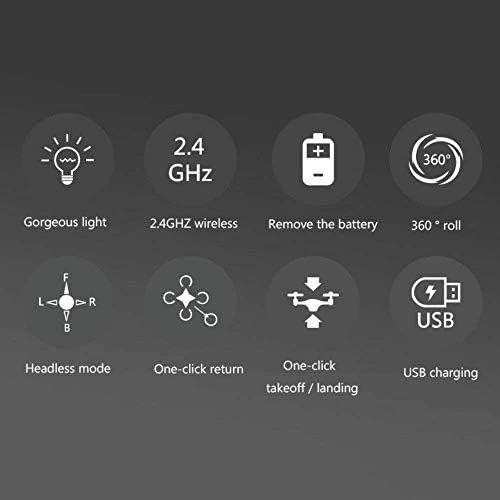Zhangl Katlanabilir Mini Drone İle 1080 P HD Kamera WiFi FPV Canlı Video İle 2.4 Ghz Mobil Uzaktan Kumanda, 3D VR, Başsız Modu,