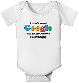 Google'a İhtiyacım Yok-Amca Bebek Romper Bodysuit