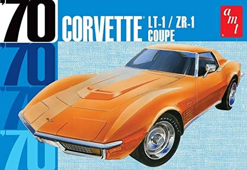 AMT 1970 Chevy Corvette Coupe 1: 25 Ölçekli Model Seti
