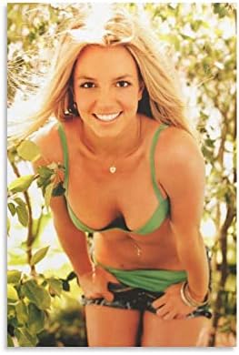 YUNHUI Britney Spears Prenses Pop Ünlü Seksi Poster Sanat Eserleri Tuval Poster Odası Estetik Duvar Sanatı Baskılar Ev Modern