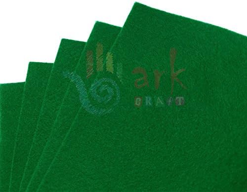arkCRAFT Orman Yeşili Keçe Levhalar, A4 Boyutu, Paket Başına 5