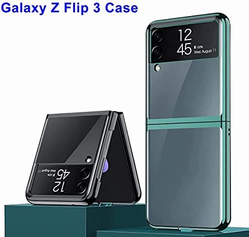 Misscase Samsung Galaxy Z Flip 3 Kılıf, Darbeye Samsung Galaxy Z Flip 3 Kılıf için Tasarlanmış, askeri Sınıf Koruma, Anti-Scratch