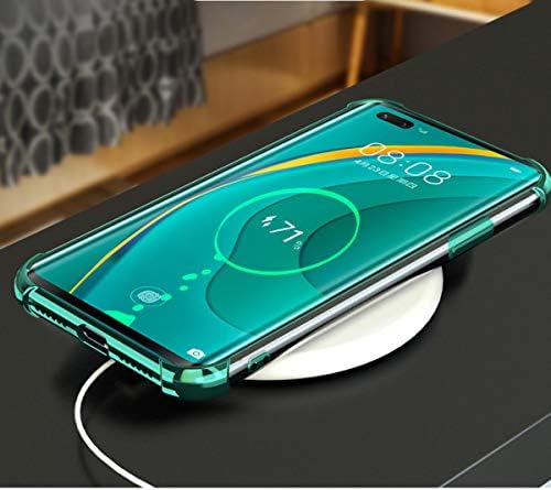 Hicaseer Kılıf ıçin Huawei nova 7 Pro 5G, ınce Anti-Sarı Temizle TPU Tampon minder örtüsü Anti-Scratch Darbeye dayanıklı Durumda