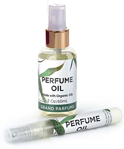 Parfüm Yağı Üzerine MÜR ve TONKA Parfüm Spreyi 2 Oz Artı 10ml Seyahat Şişesi| Organik ve Uçucu Yağlarla Sipariş Vermek için Elle