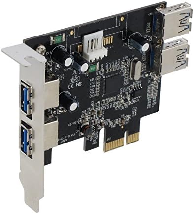 Sedna-PCI Express USB 3.0 4-Port Adaptörü (2E2I) ile Düşük Profil Braketi, Destek Win 8 UASP (NEC 720201 yonga Seti)