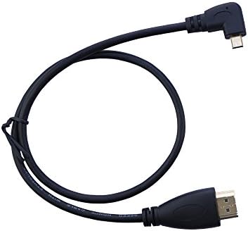Seadream 1.64 FT 90 Derece Sol Açı Mikro HDMI Erkek HDMI Erkek Kablo Konektörü (1 adet Sol Açılı)