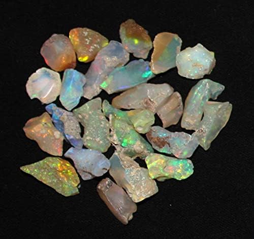 200 Gram Yangın Oyun Opal Kaba Taş | Doğal Opal Taş | Ham Kristal Taş / Etiyopya Taş DIY Takı Yapımı İçin Malzemeleri / Çakra