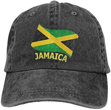 FEAIYEA Denim Kap Retro Dalga Jamaikalı Bayrağı Jamaikalı Gurur Beyzbol baba şapkası Ayarlanabilir Klasik Spor Erkekler Kadınlar