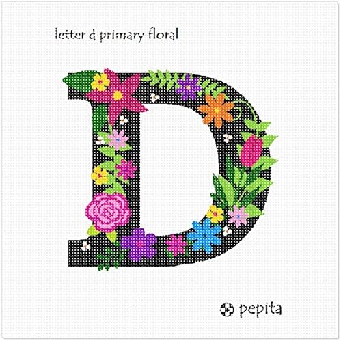 pepita Mektup D Birincil Çiçek İğne Seti