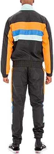 WEIV DİŞLİ erkek eşofman takımı - 2 Parça Kıyafet Rahat Aktif Tam Zip Up Rüzgarlık Ceket İpli Joggers Eşofman Altı