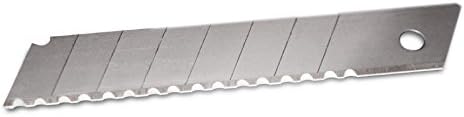 Hızlı Kenar Çok Noktalı 18mm Tırtıklı Snap-Off maket bıçağı Bıçakları ile 10 Bıçakları (12 Paketi)
