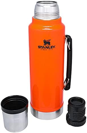 Stanley Classic Vakum Yalıtımlı Geniş Ağızlı Şişe, 1.5 qt – Soğuk ve Sıcak İçecekler için BPA İçermeyen 18/8 Paslanmaz Çelik