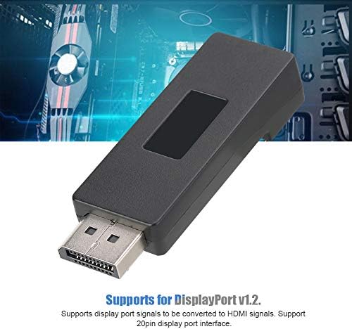 SNOQ DisplayPort Video Adaptörü, DisplayPort Adaptörü Taşınabilir Pratik Laptop için Projektör için PC için Masaüstü için Monitör
