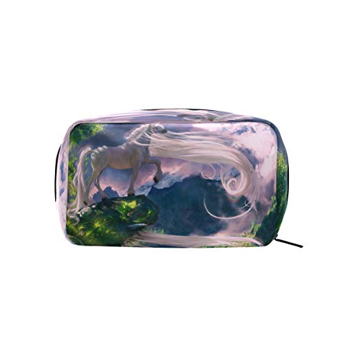Unicey Unicorn Makyaj Çantaları Taşınabilir Tote Kozmetik Çantası seyahat kozmetik düzenleyici makyaj çantası makyaj Kılıfları