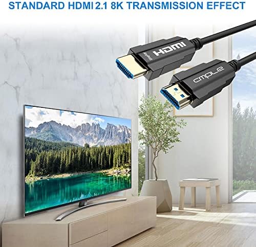 Cmple-3D HDR Ethernet'li 100 Feet Yüksek Hızlı Duvar İçi HDMI Kablosu, Ses Dönüş Kanalı Desteği, Altın Kaplama Konektörler-100