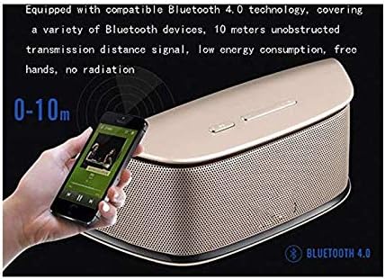 XJJZS Bluetooth Hoparlör-Kablosuz Mini Hoparlör Mobil Mini Hoparlör Kartı Subwoofer Hoparlör Stereo Metal Ses Bilgisayar Hoparlörü