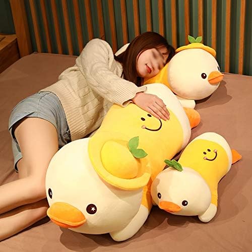 GYZX Dolması Aşağı Pamuk Yalan Ördek Sevimli Sarı Ördek peluş oyuncaklar Çocuklar ıçin Yumuşak Yastık Yastık Güzel (Boyut: 90