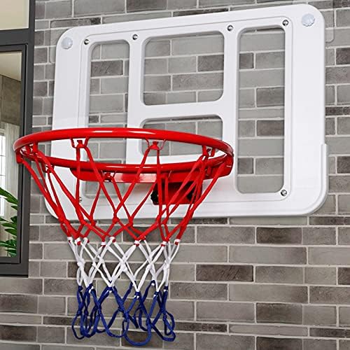 Mini basketbol potası Seti, duvara Monte Backboard ile İki Topları ve Hava Pompası, yetişkin ve Çocuk Basketbol Eğlence Oyunu