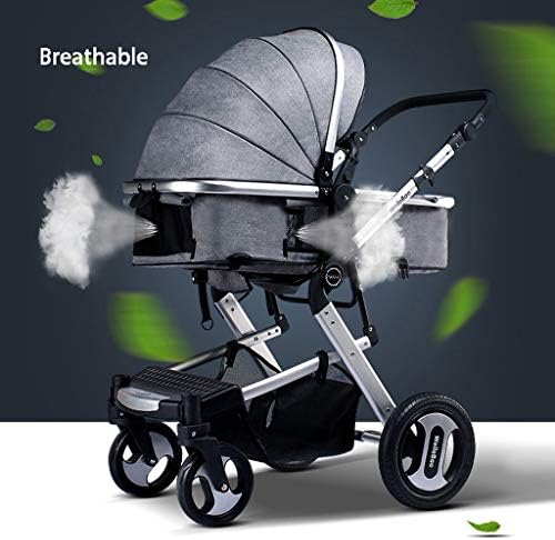Ultra Hafif Bebek Arabası, Kompakt, Kendiliğinden Duran Katlanır Tasarım, Alışveriş Sepeti Tek Çocuk Modu, Koltuk Arkalığı Saklama