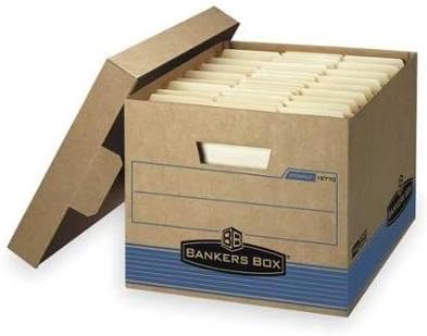 Supernon Bankers Box 12770 Banker Kutusu, LTR / Lgl, Geri Dönüşümlü, PK12