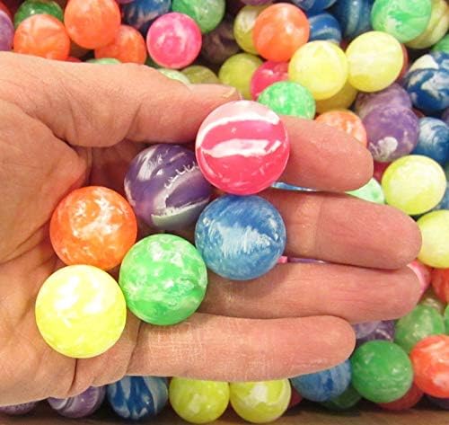 125 Yeni Mermer Süper YÜKSEK Sıçrama Topları Hİ Bouncy Superball KEDİ Oyuncaklar 1 Boyutu